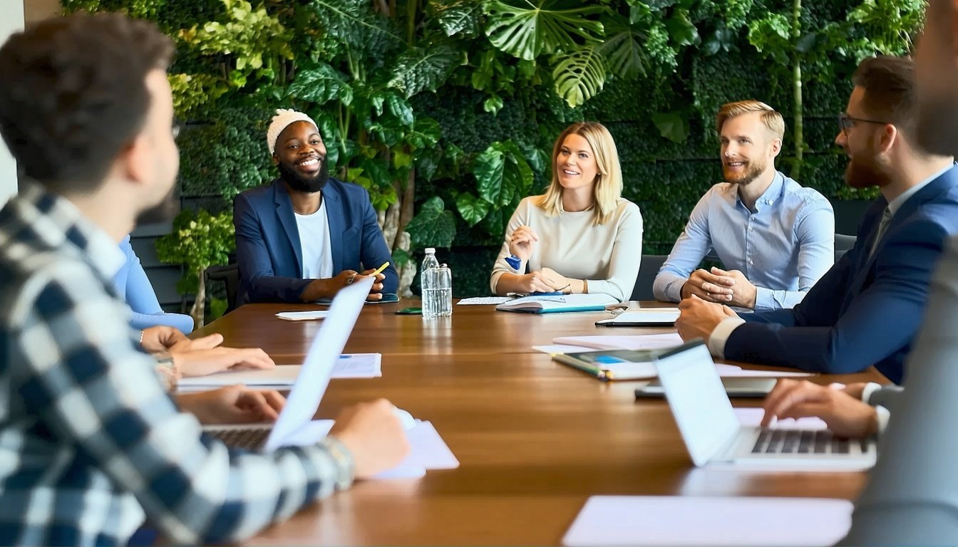 Executive coaching session promoting conscious leadership